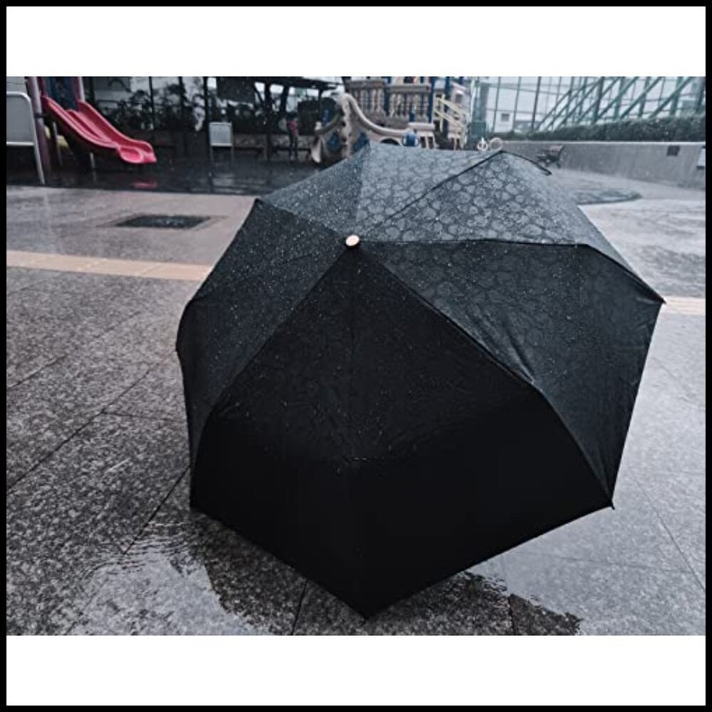 Skull Pattern Folding Umbrella Automatic Open Clo… - image 6